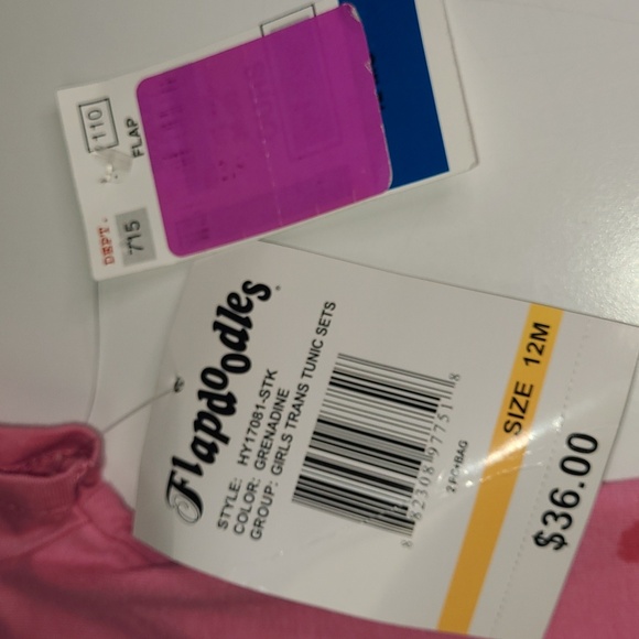 12 mo baby girl top, by Flapdoodles - Picture 3 of 9